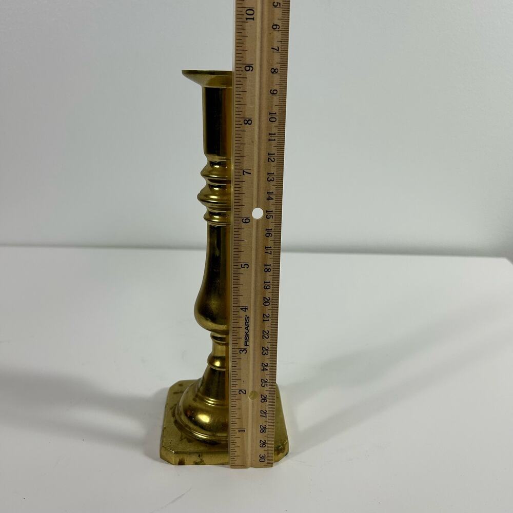 Harvin Brass Candlestick Holder 9” Vintage MCM Decor - Picture 6 of 6